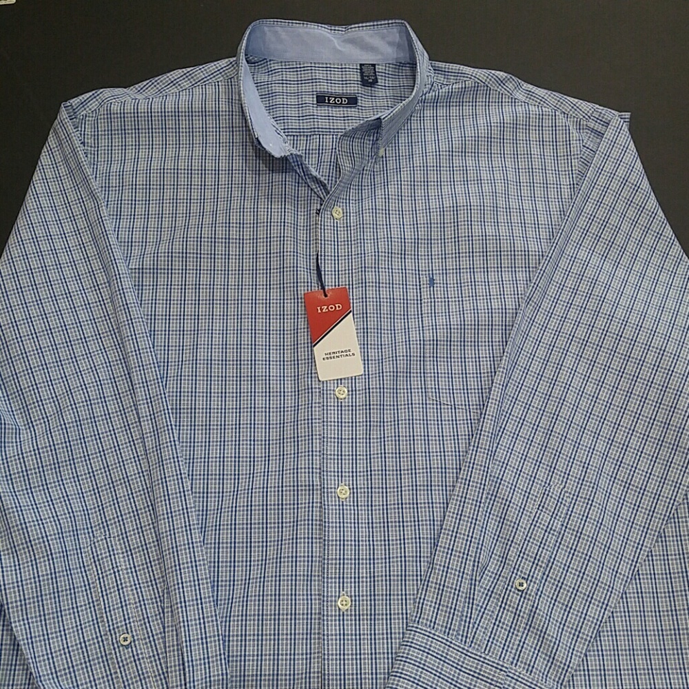 IZOD Long Sleeve Collar Shirt *NEW*